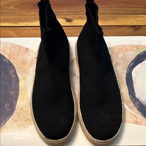 Nalho Knit Black Ankle Bootie